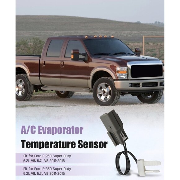 A/C Evaporator Temperature Sensor Ford F-250 F-350 Super Duty 2011-2016 YH-1735 - Picture 5 of 6